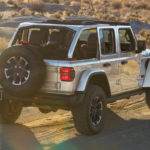 Driving in a Jeep Wrangler lease