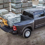 Loading used RAM trucks at the worksite