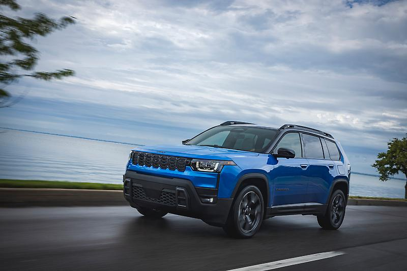2026 Jeep Cherokee driving near water