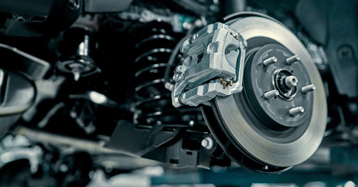 Brake rotor and caliper